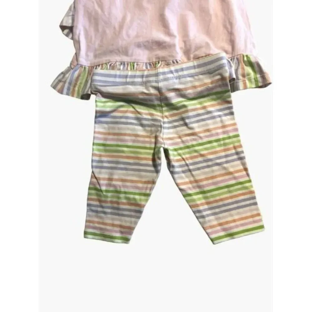 Bonnie Jean Baby Bunny Rabbit Easter Set Toddler Girls Size 2T Pastel